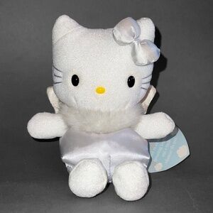 Vintage Hello Kitty Mini Blue Angel Plush